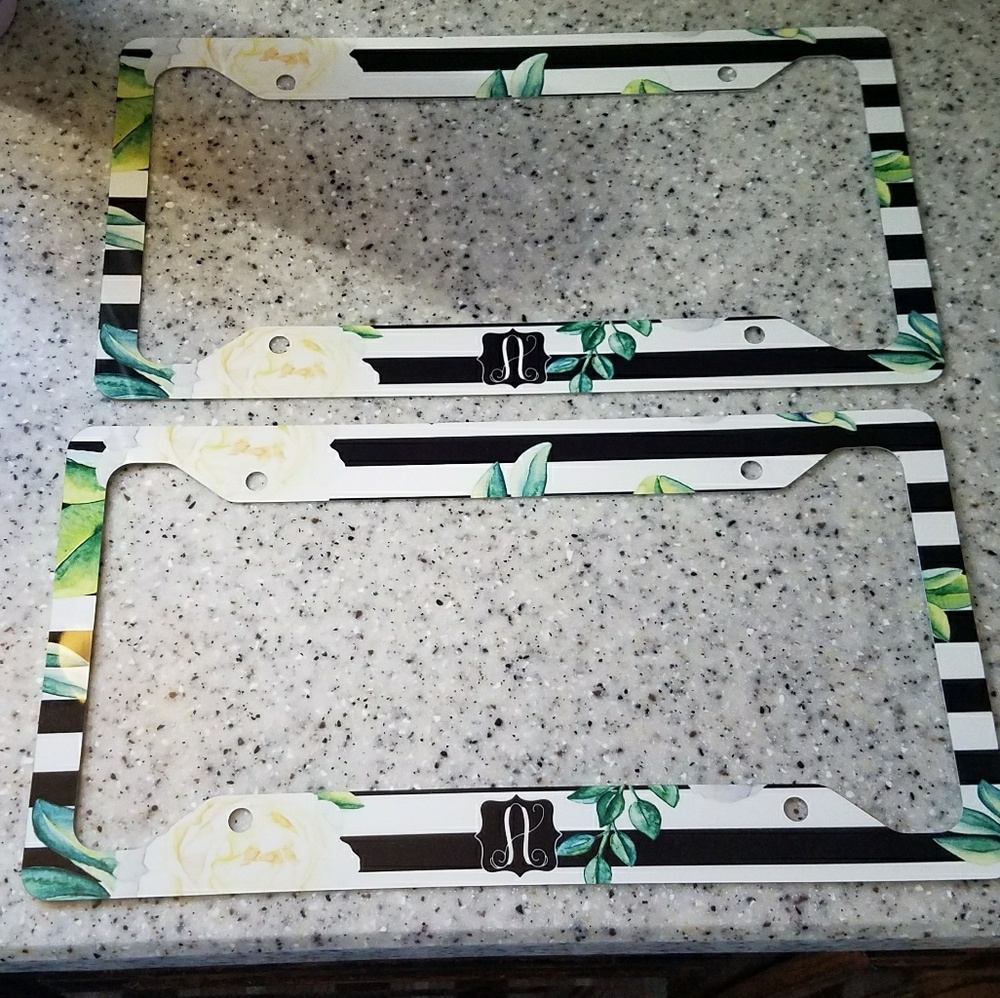 License Plate Frames "A"